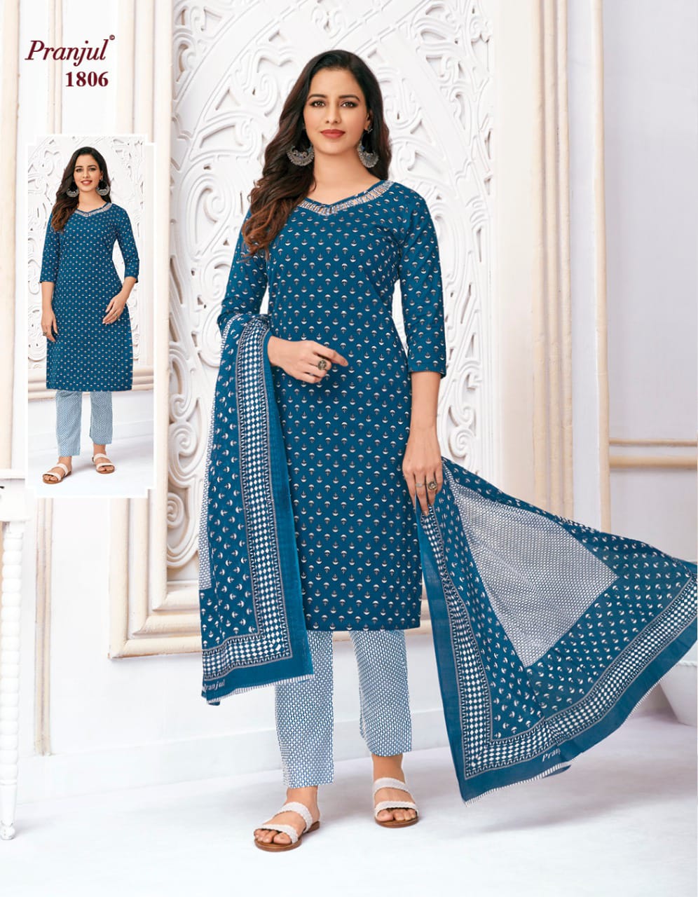 Pranjul Priyanka 18 Casual Daily Wear Wholesale Printed Cotton Dress Material
